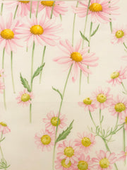 Completo lenzuola matrimoniale rosa - Daisy Meadow